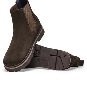 Birkenstock Highwood Slip On Boots Mocha Brown Suede Unisex 41